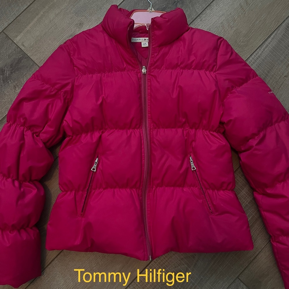 Puffer jacket pink
